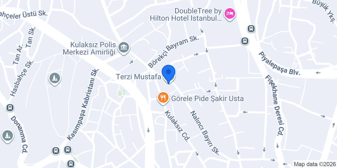Terzi Mustafa konumu