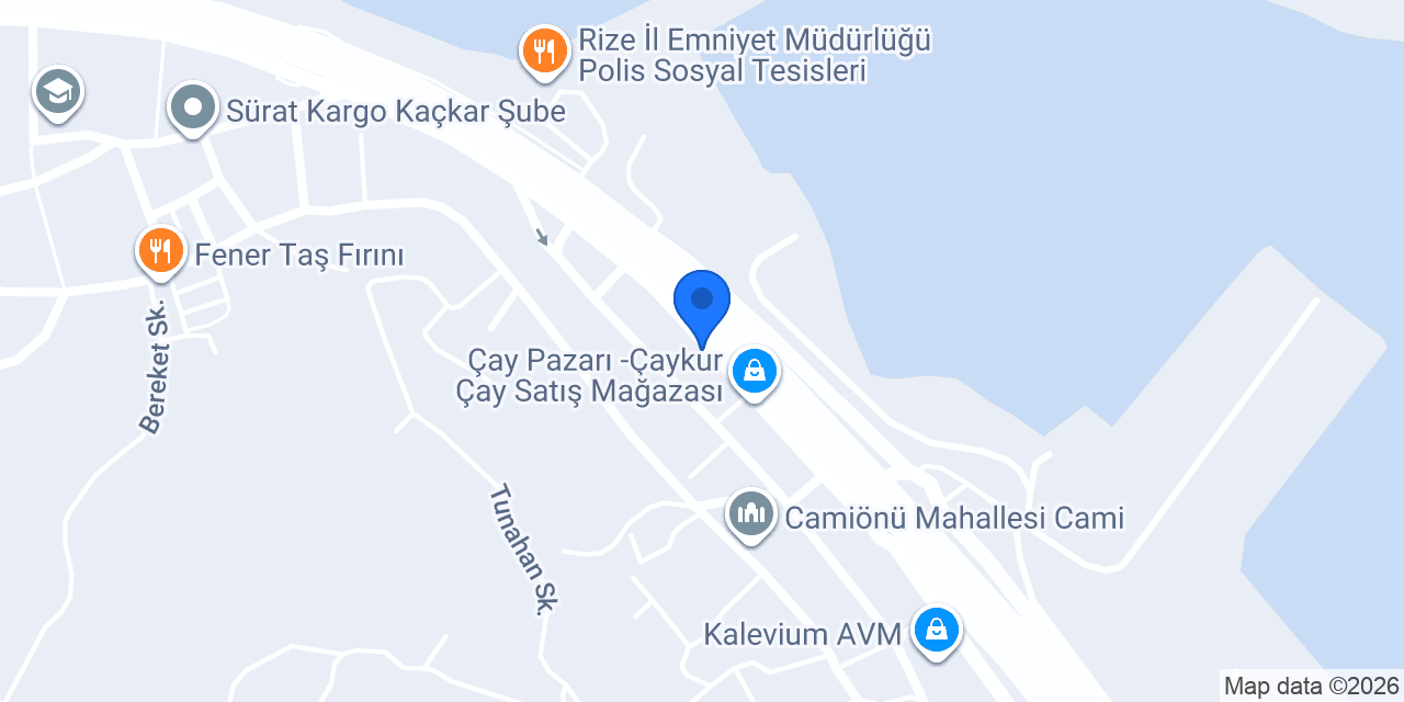 Forte Müzik Rize konumu