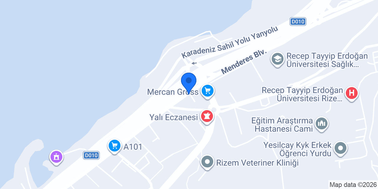 Mercan Bisiklet konumu