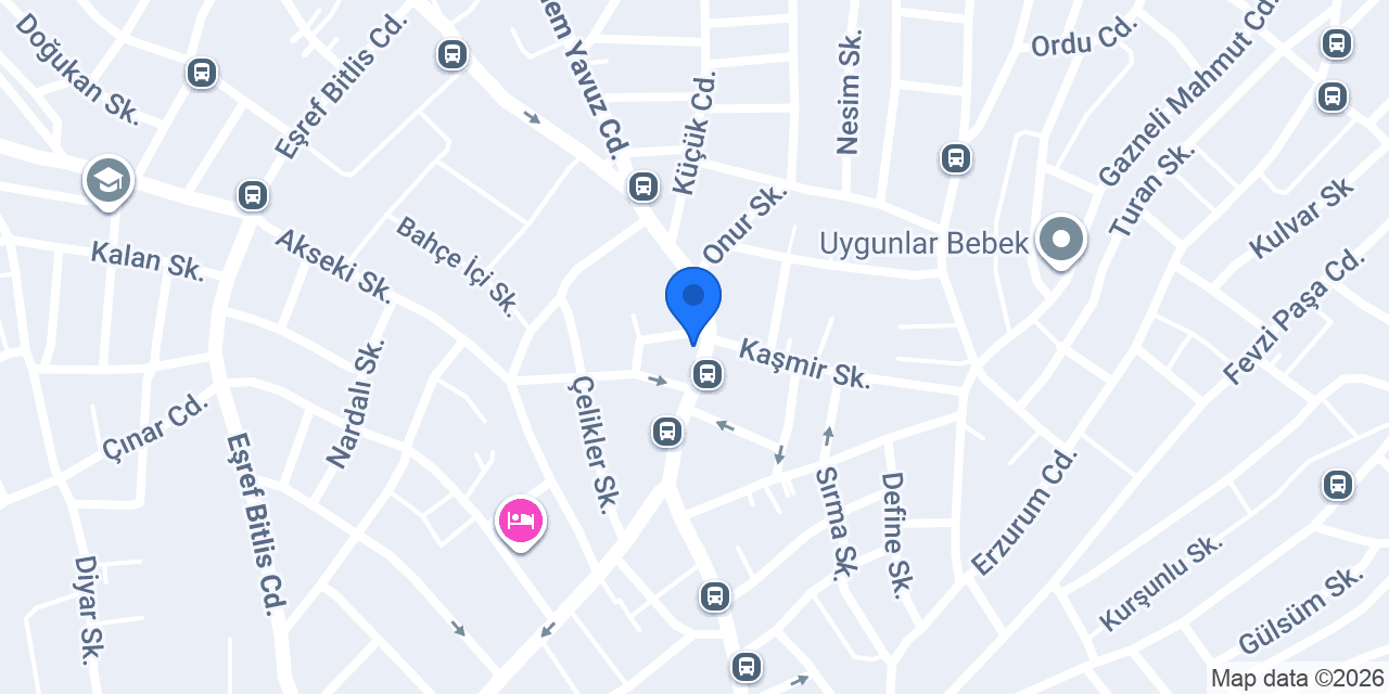İnceler Mobilya konumu