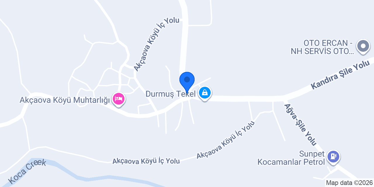 Sargın Et Pazarı Akçaova konumu