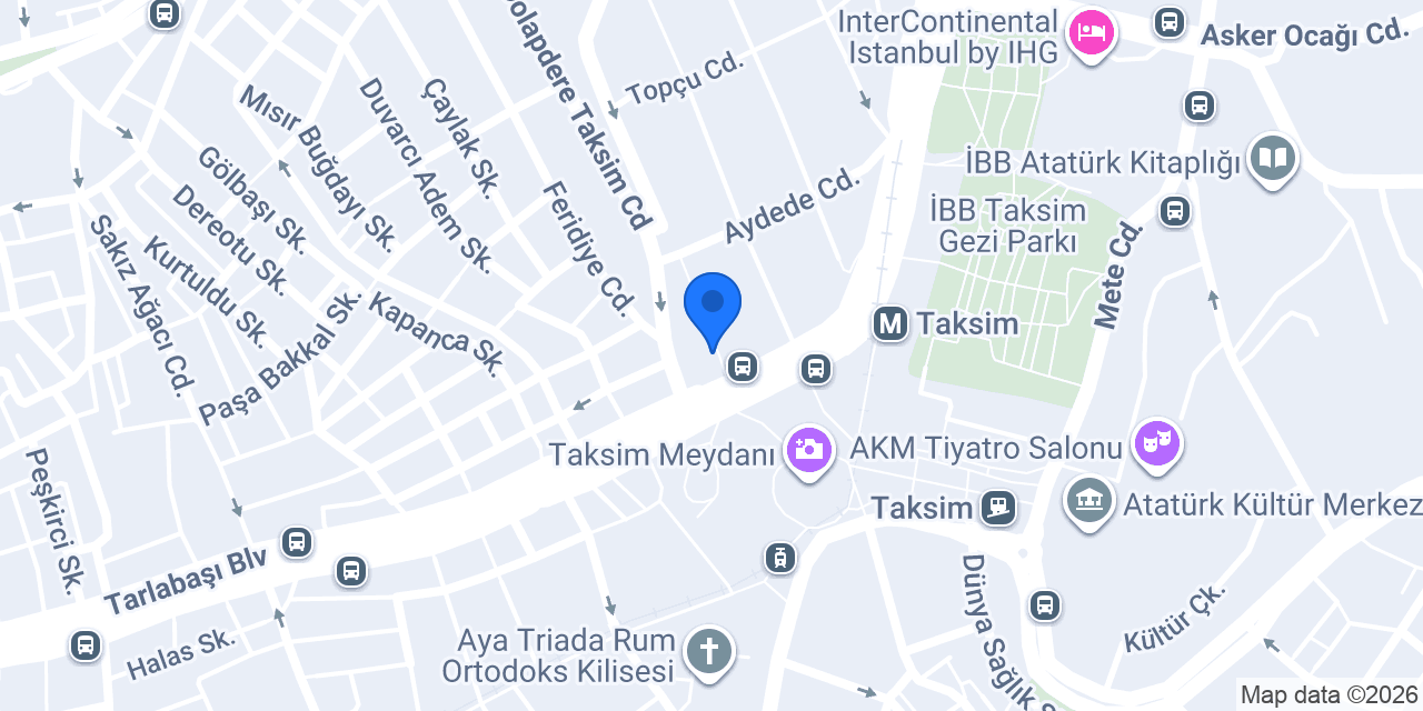 Taksim Dental Clinic konumu