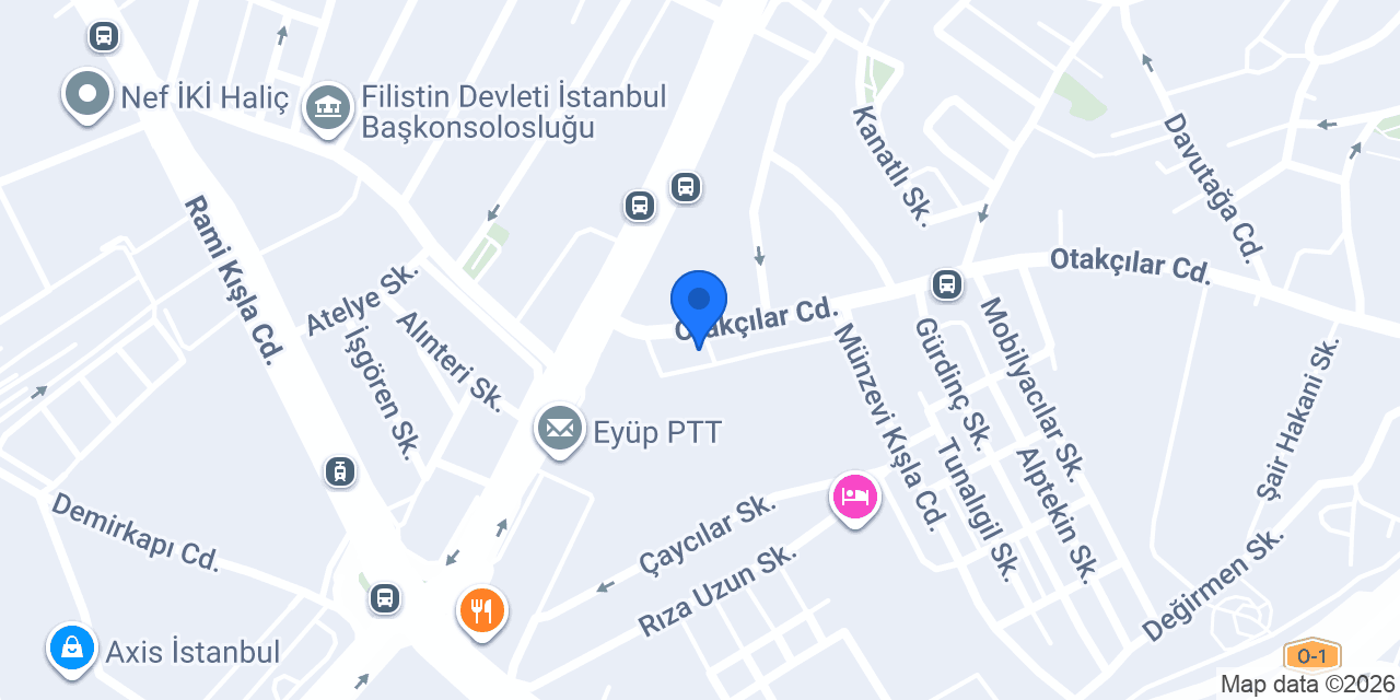 GÖKTÜRK GARAGE konumu