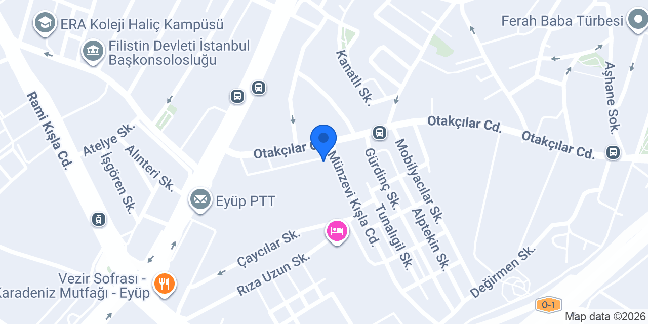 Dereler Mobilya konumu