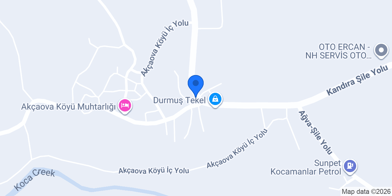 Ulusoy Kıraathanesi Akçaova konumu