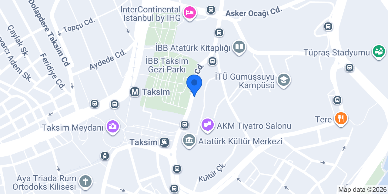 İstanbul Devlet Tiyatrosu Müdürlüğü konumu