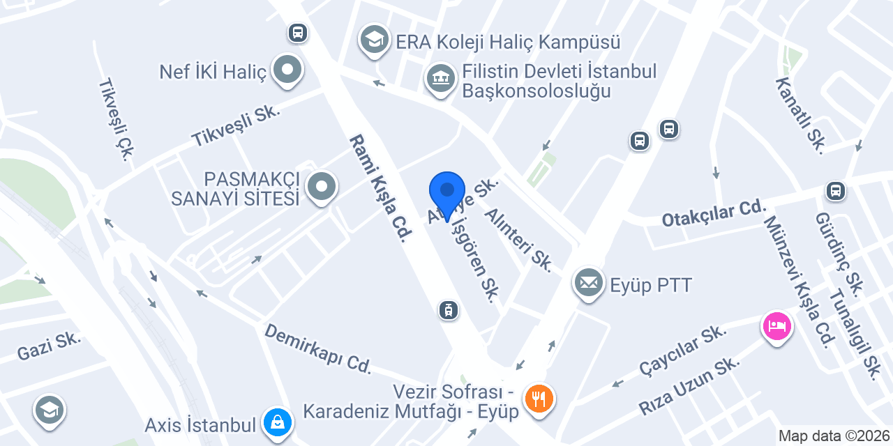 Altuntaş Makina Sanayi konumu