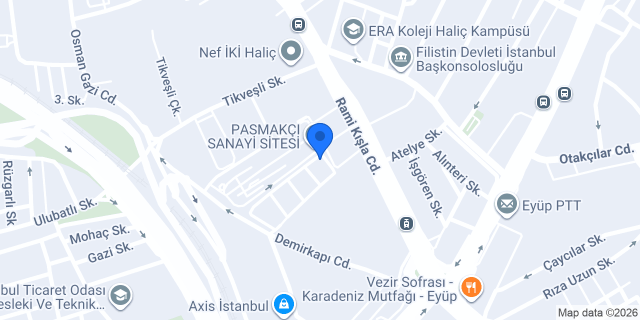 Duyu Elektrik konumu