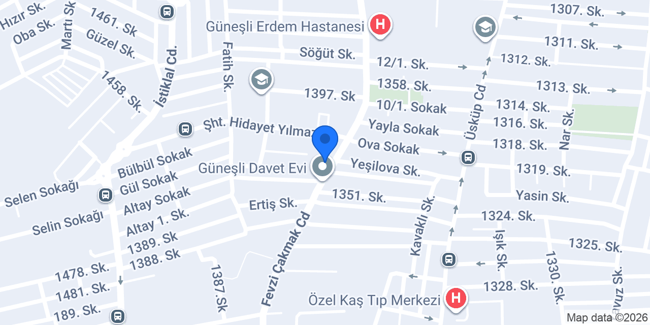 Songül Kuaför konumu