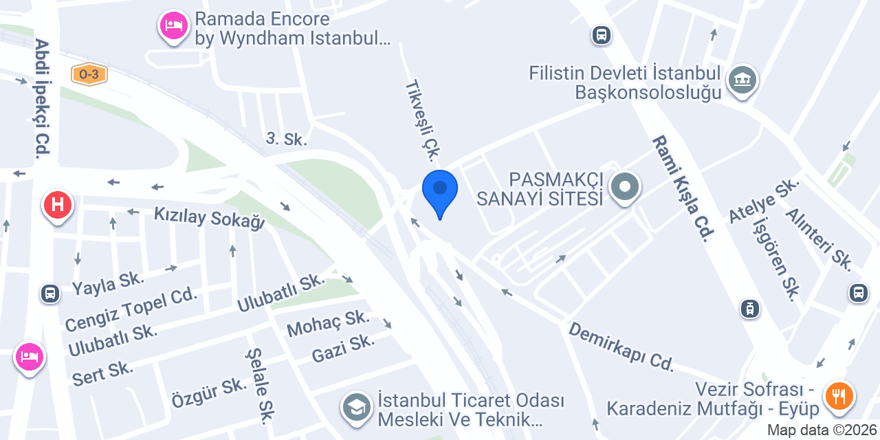 Famoda Tekstil konumu
