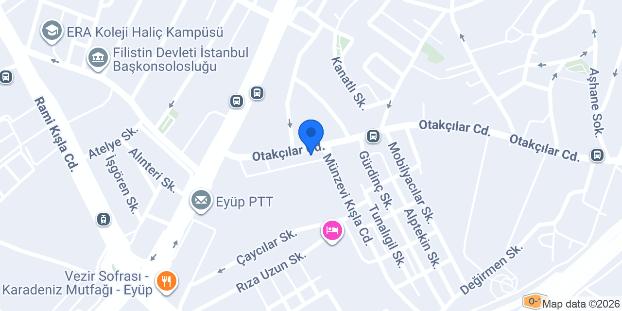 Masif Atölyem konumu