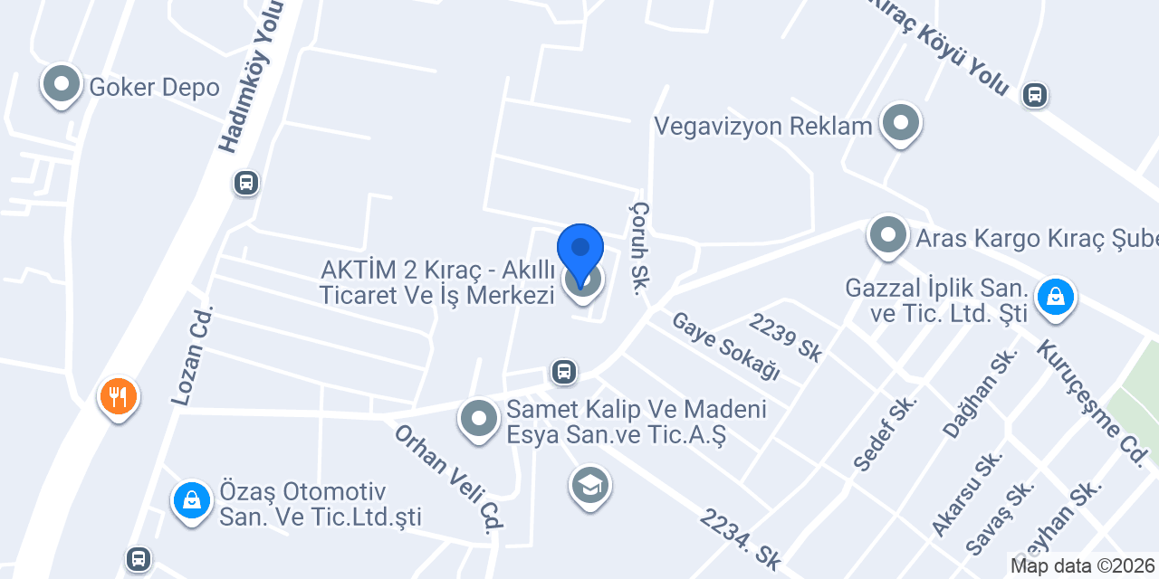 Lep Yapı | Yıldız Entegre Parke ve Kapı Ana Bayi konumu