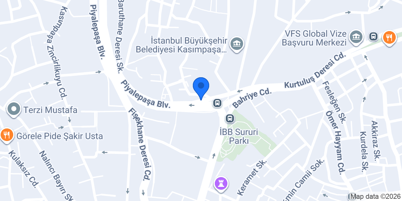 Pak-can Çiçekçilik konumu