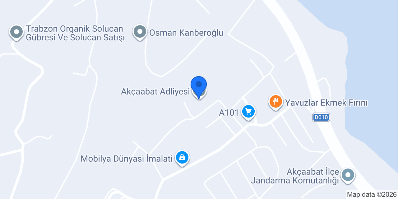Akçaabat İcra Dairesi konumu