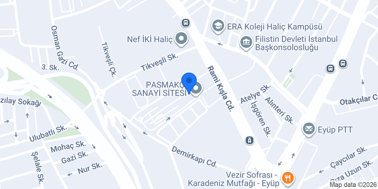 Günay Kalıp konumu