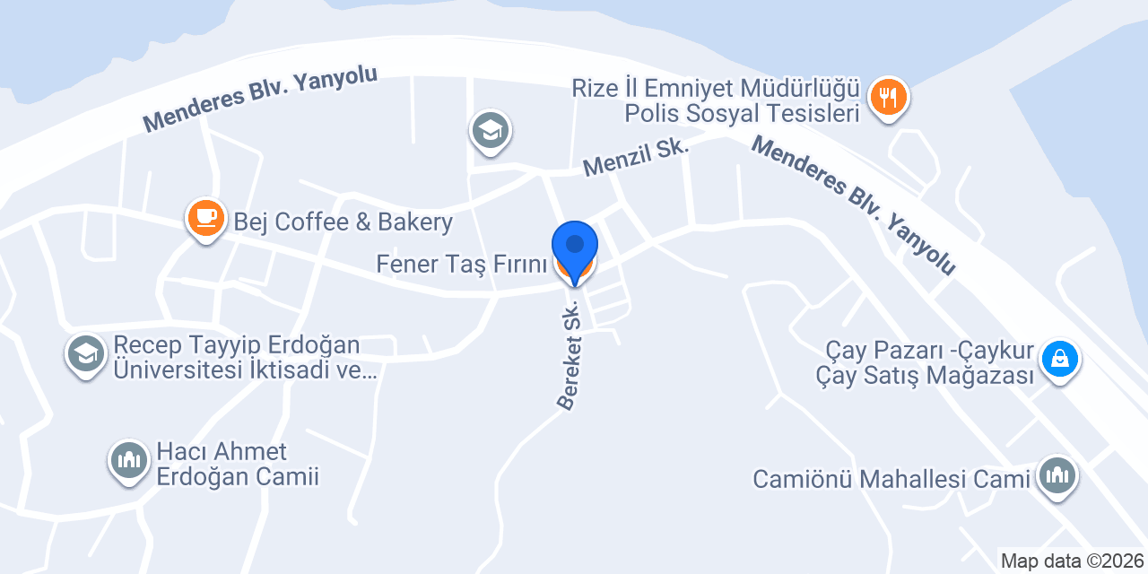 Fener Taş Fırını konumu