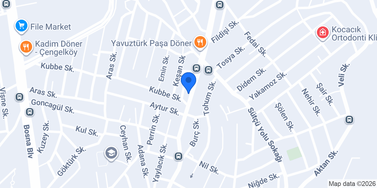 Halil kuaför konumu