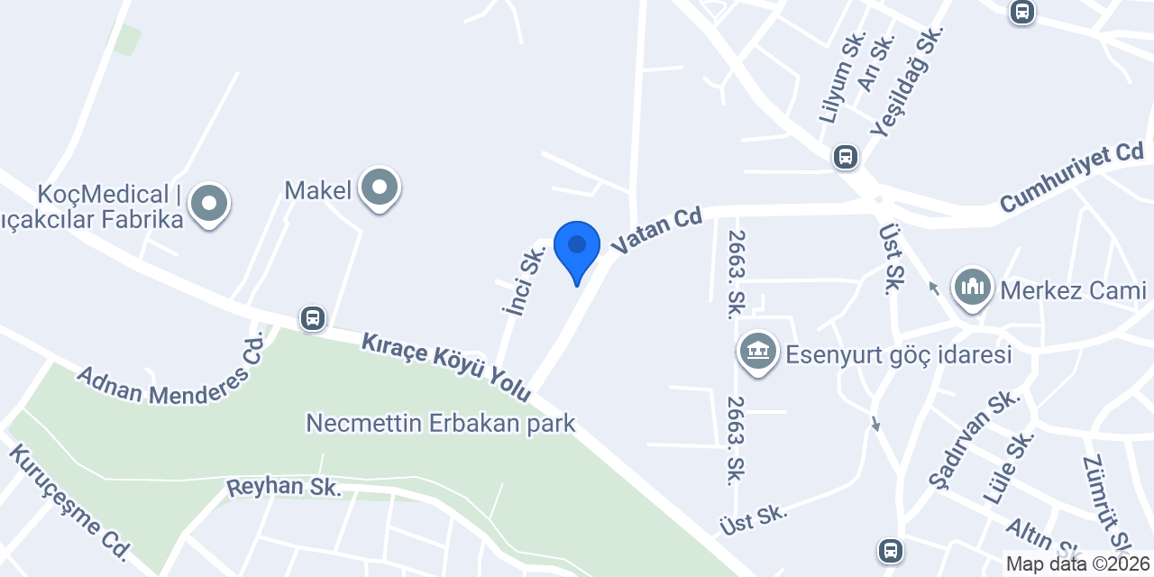 Beylikdüzü Matbaa konumu