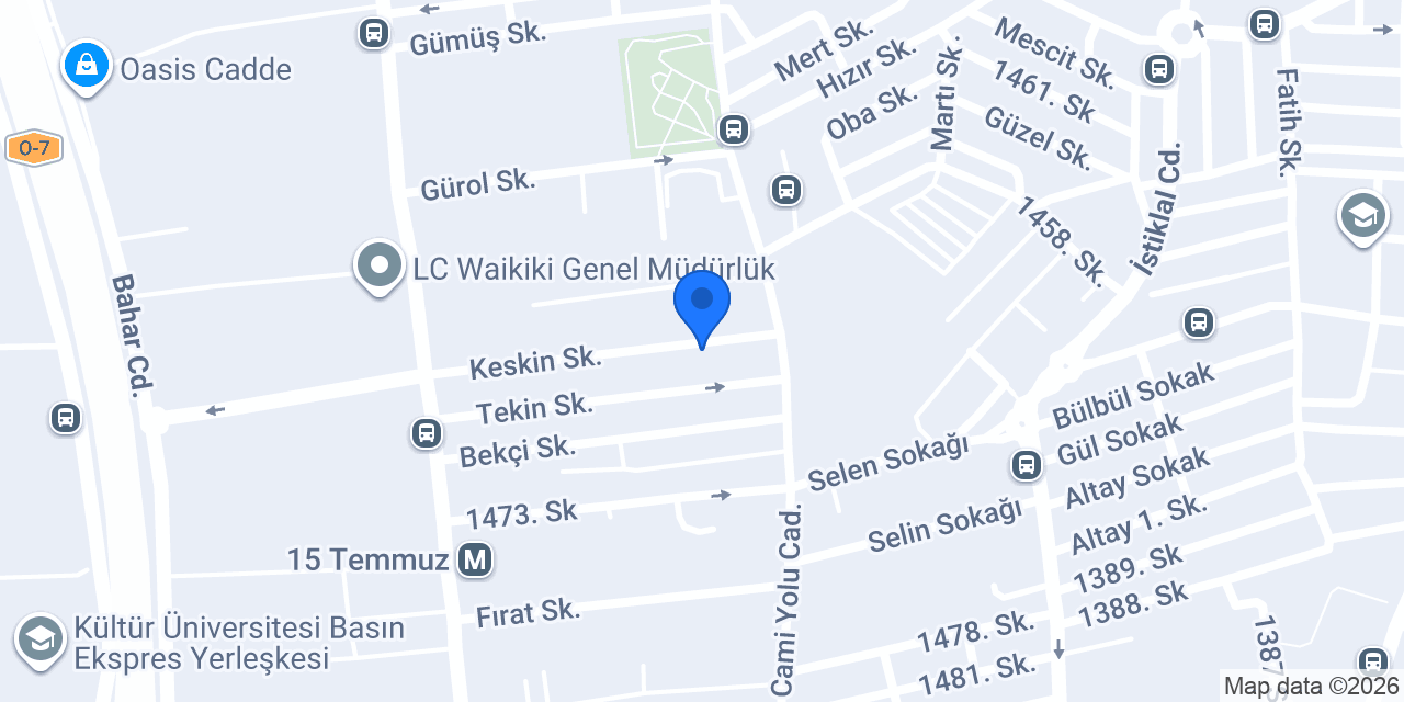 Terzi Ce.Ka.Me konumu