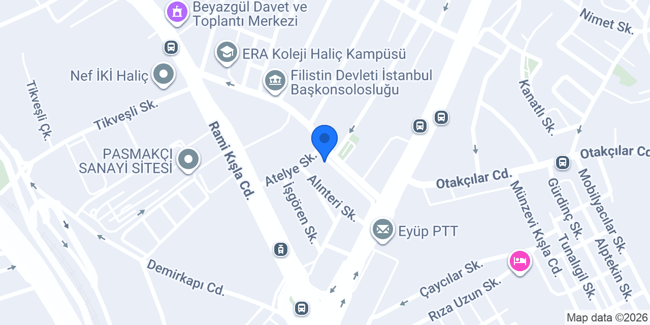 Eyüp E-İmza Merkezi konumu