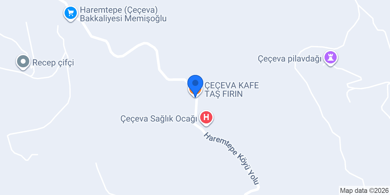 ÇEÇEVA KAFE TAŞ FIRIN konumu