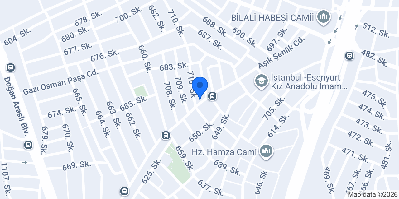 Beyazlar Yapı Market konumu