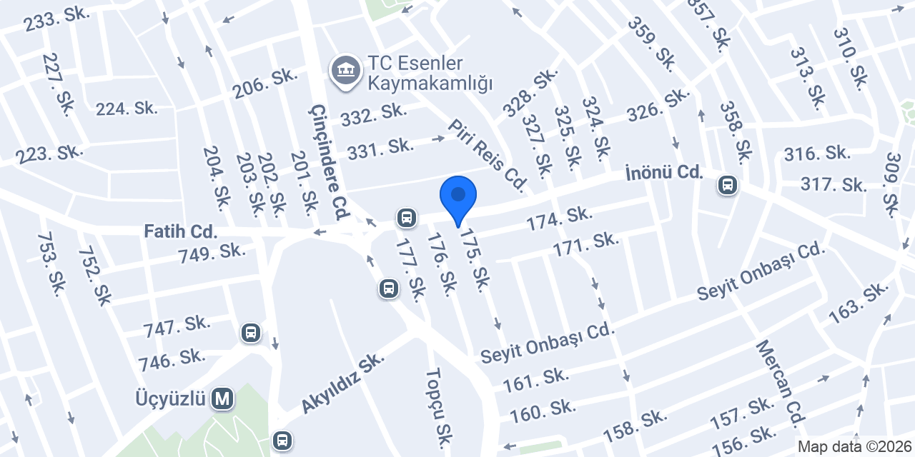 Eczane Yayın Sistemi konumu