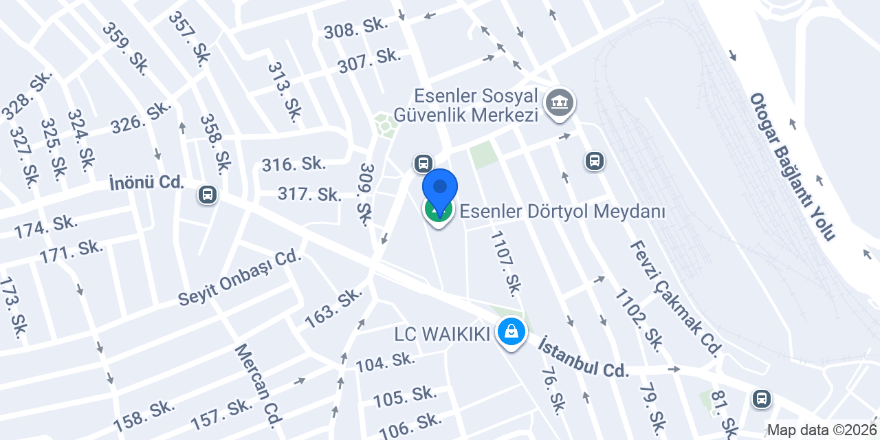 Çiçek Durağı konumu