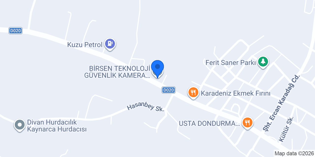 BİRSEN TEKNOLOJİ konumu
