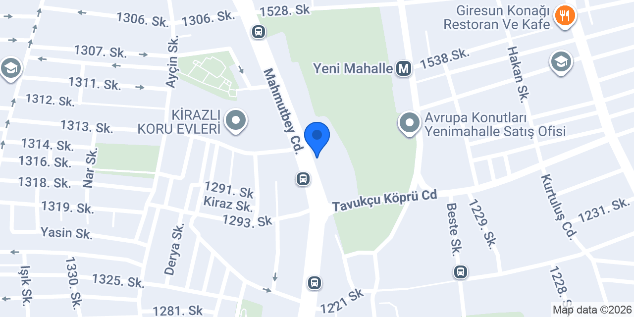 İzel Börek Yenimahalle konumu