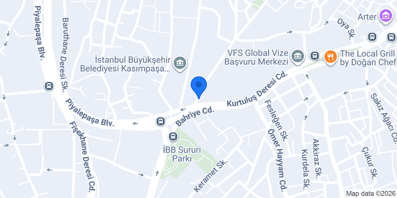 Meşhur sarıyer Börekçisi konumu