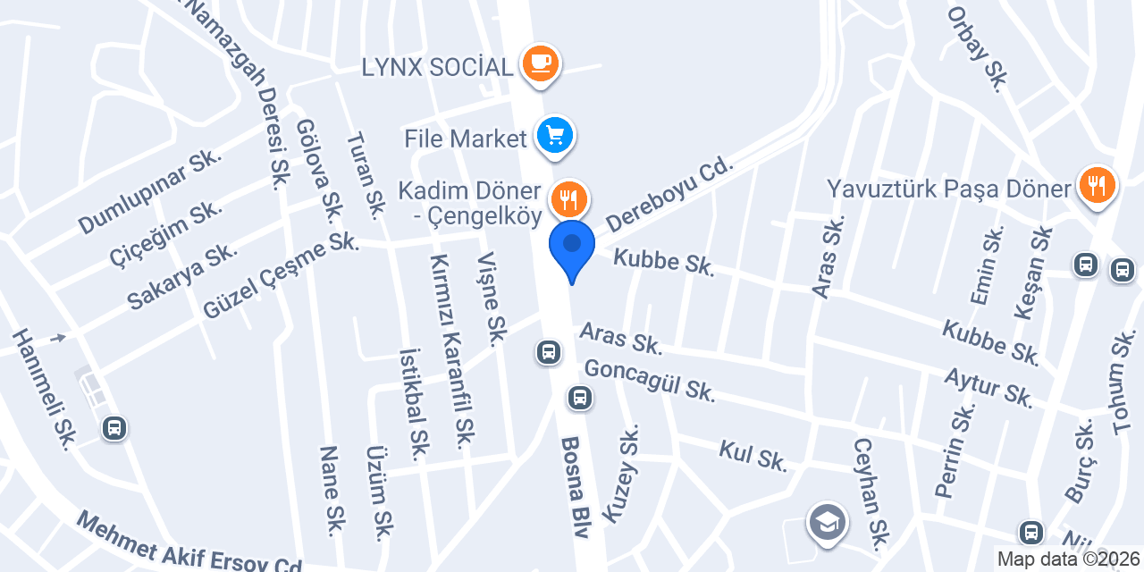 Traş Center konumu