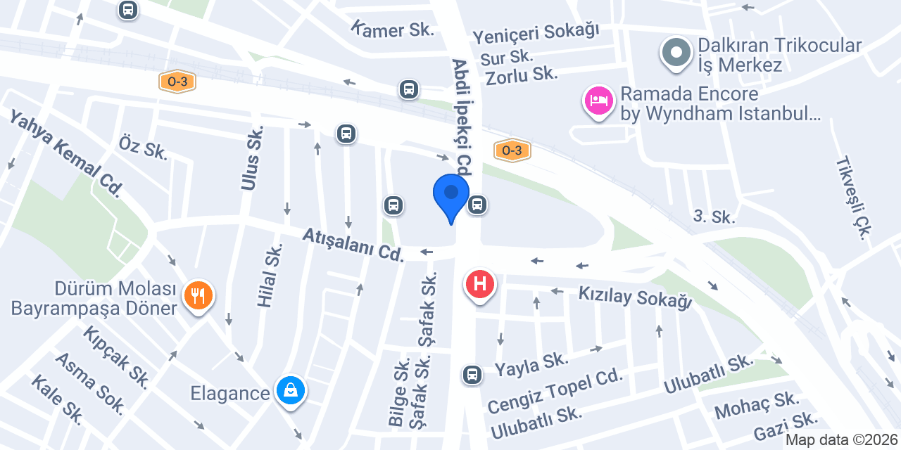 Düzgün Baba pide restaurant konumu