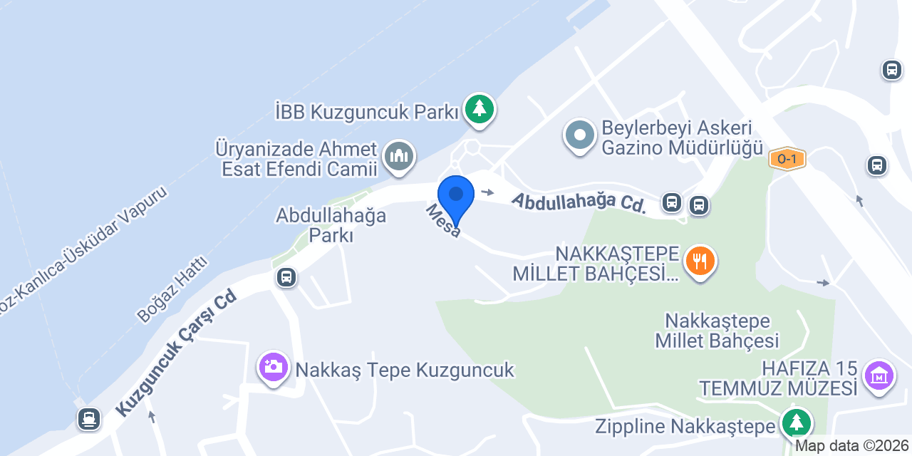 Mesa Holding İstanbul Ofisi konumu