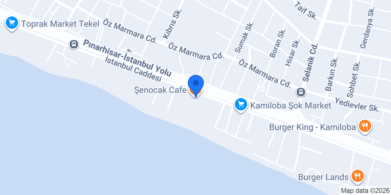 Şenocak Cafe konumu