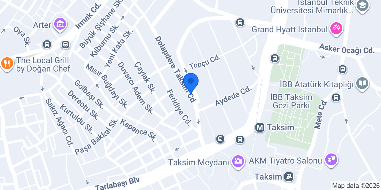 ROCO BEYOGLU konumu