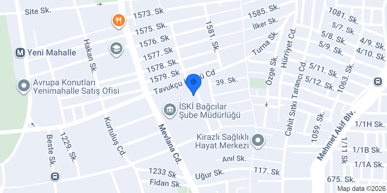 Onarım Tesisat konumu