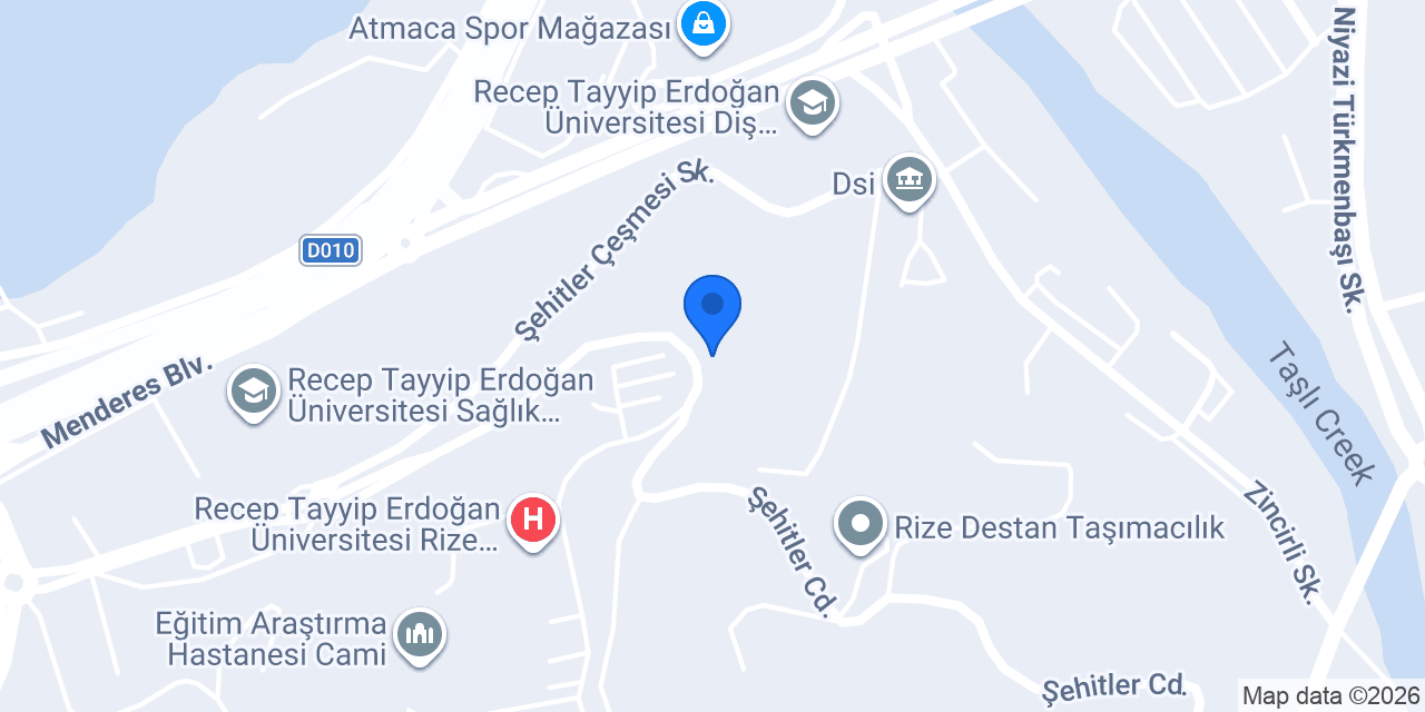 Fakülte Eczanesi konumu