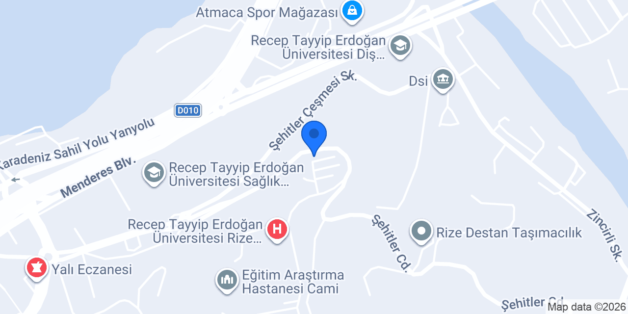 Hanzade Otel konumu