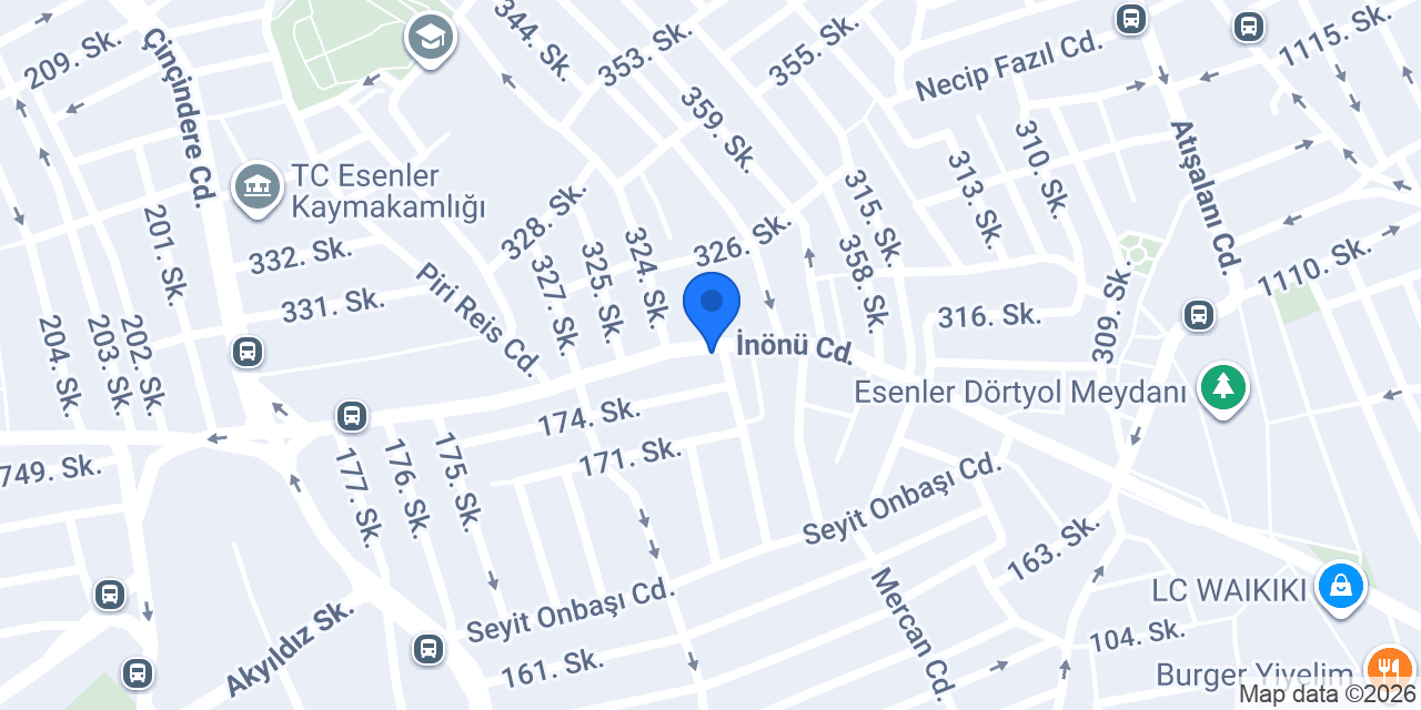 Oses Çiğ Köfte konumu