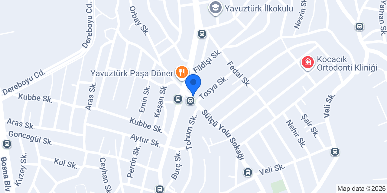 Oses Çig Köfte konumu
