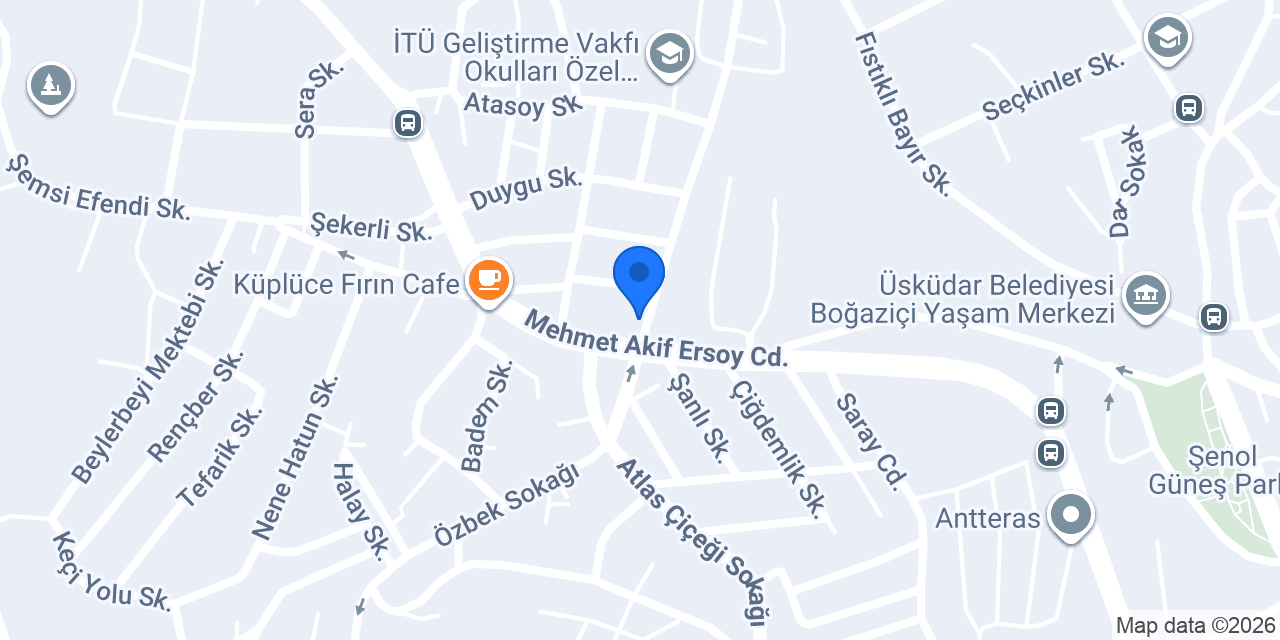 Küplüce Köftecisi konumu