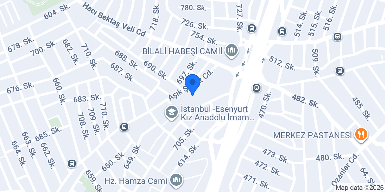 Eryu İnşaat konumu