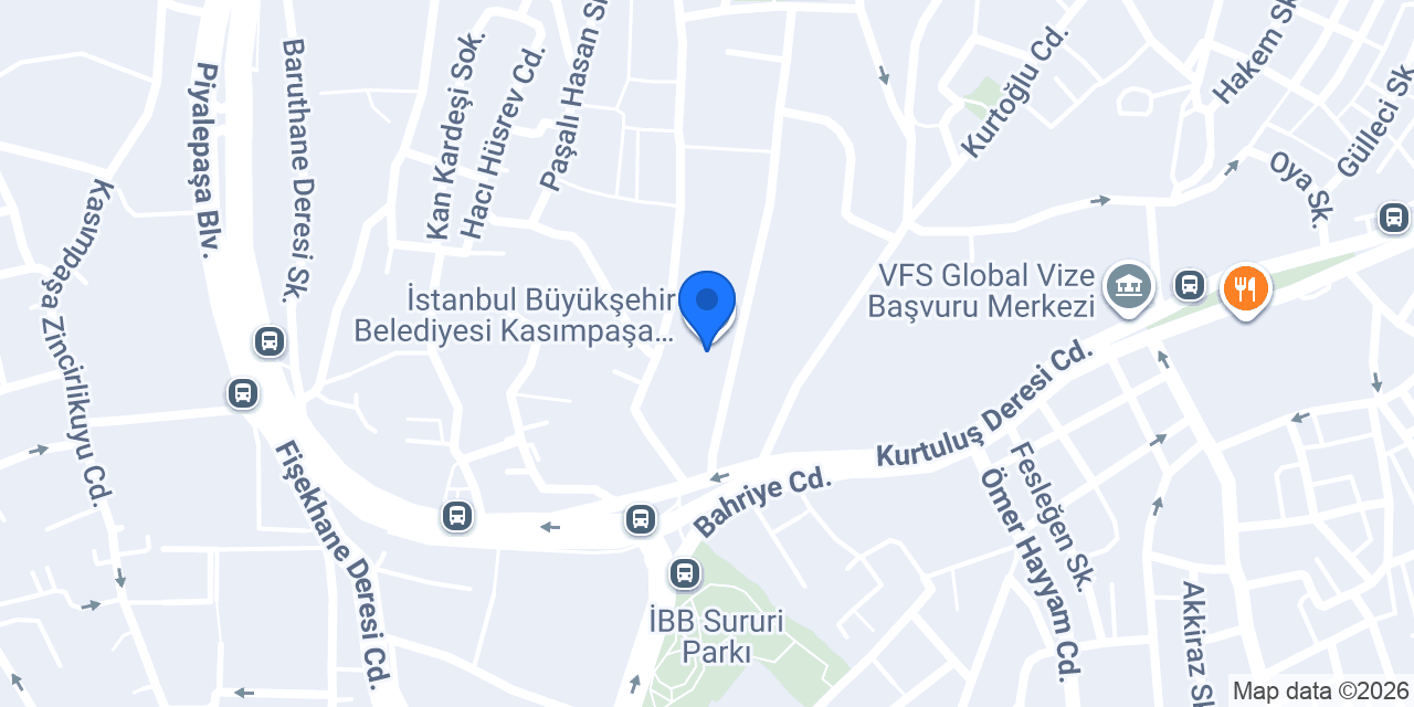 İBB Deniz Hizmetleri Müdürlüğü konumu