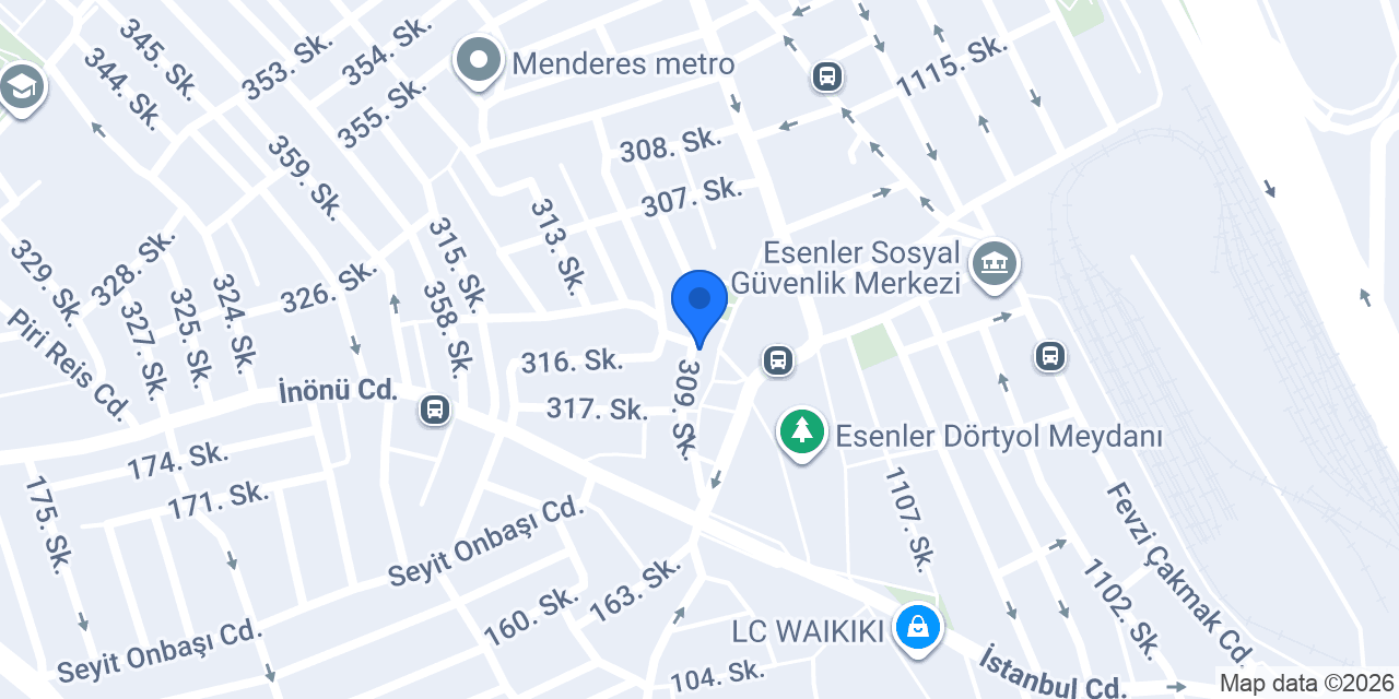 Özgür Tesisat konumu