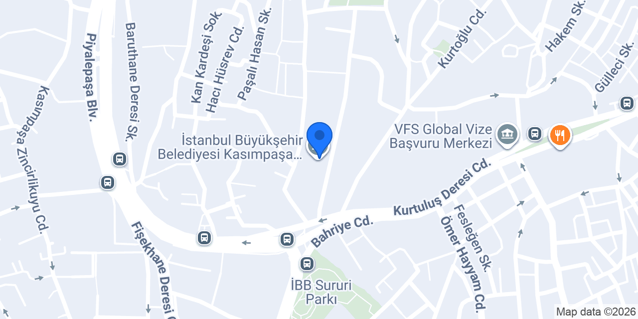 İBB CBS Müdürlüğü konumu
