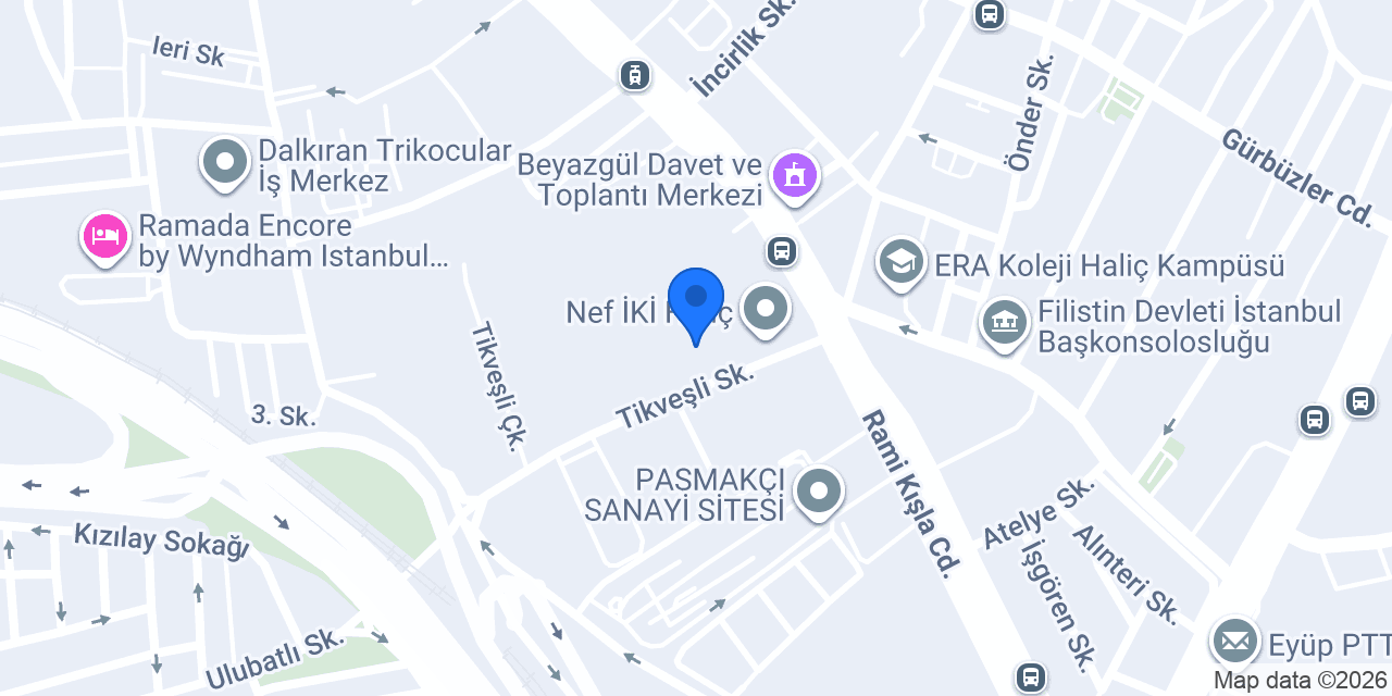 Doğa Koleji Haliç Kampüsü konumu