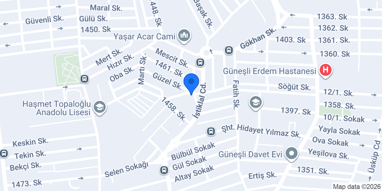 Gökhan ERKEK KUAFÖRÜ konumu
