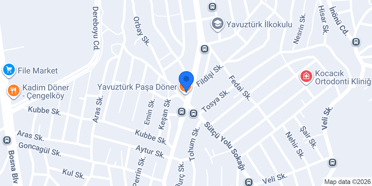 Tatlıbak Yavuztürk Şubesi konumu