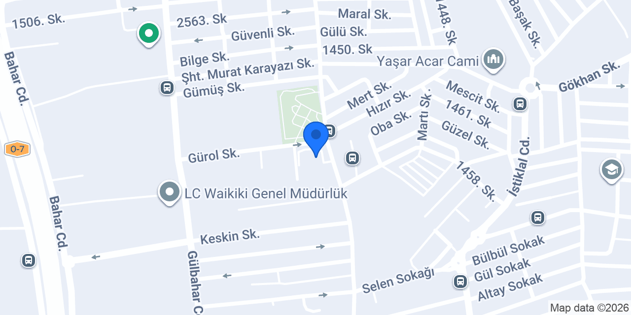 Sezer Tekstil konumu